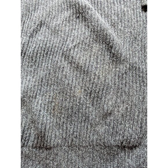 Tommy Hilfiger Mens Gray Knit Cotton Sweater With Embroidered Crest Logo Size L - Picture 5 of 8